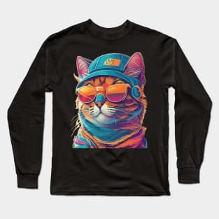 Pawsitively Purrfect - Meow-tastic Cat Puns Galore Long Sleeve T-Shirt